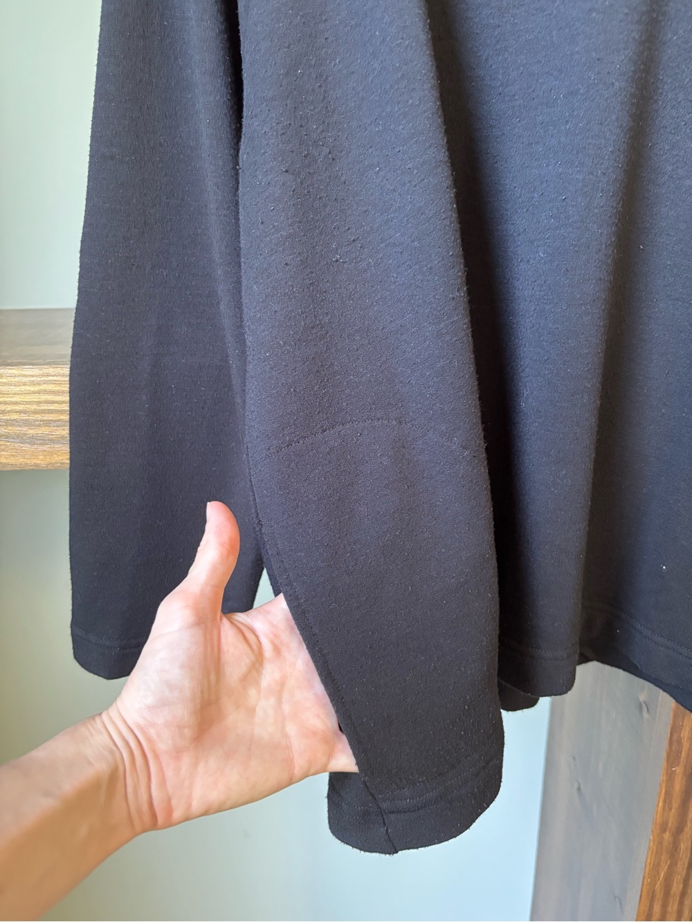 Free People Beach Black Skirt Set - Long Sleeve Top & Mini Skirt - Picture 5 of 8